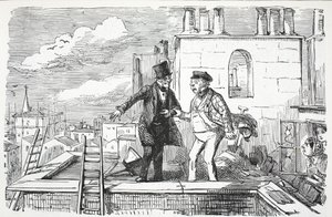 Rooftops, Illustration from Punch by English School