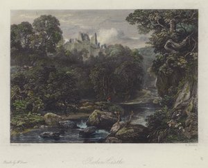 Roslin Castle, Scotland by English School
