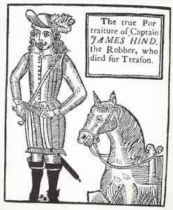 Royalist Highwayman James Hind (Engraving) by English School