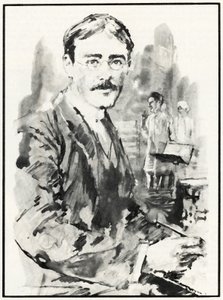 Rudyard Kipling by English School
