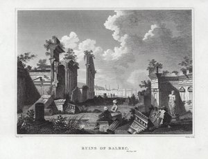 Ruins of Balbec by English School
