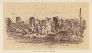 Ruins of Sopwell Priory by English School