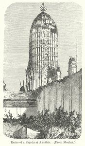 Ruins of a Pagoda at Ayuthia by English School