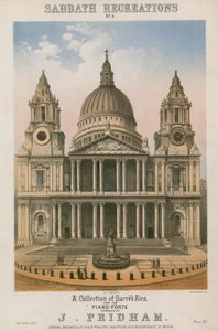 Sabbath Recreations: A Collection of Sacred Airs for the Piano-Forte arranged by J Pridham by English School