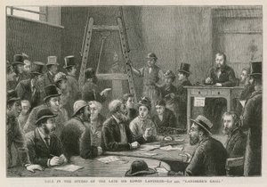 Sale in the Studio of the Late Sir Edwin Landseer by English School