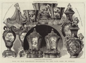 Sale of Old Porcelain belonging to the Late Earl of Dudley by English School