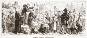 Samson Selling Indulgences by English School