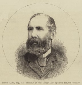 Samuel Laing, Esquire, MP, Chairman of the London and Brighton Railway Company by English School