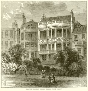 Samuel Rogers House, Green Park Front by English School