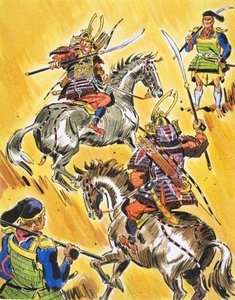 Samurai Warriors by English School