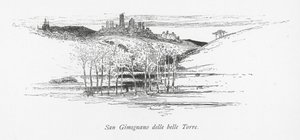 San Gimignano delle belle Torre by English School