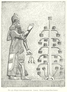 Sargon Before the Sacred Tree, Louvre