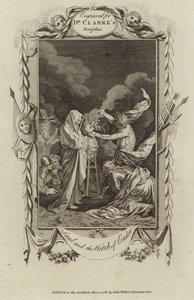 Saul and the Witch of Endor by English School