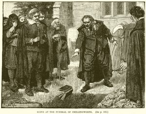 Scene at the Funeral of Chillingworth by English School