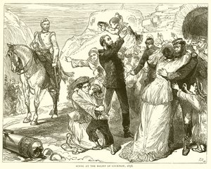 Scene at the Relief of Lucknow, 1858 by English School