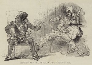 Scene from "Don Caesar de Bazan," at the Princess