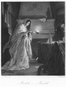 Scene from Macbeth by English School