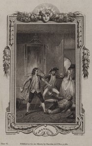 Scene from The History of Sir Charles Grandison by English School