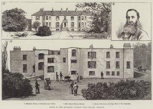Scene of the Dynamite Outrage near Tralee, Ireland by English School