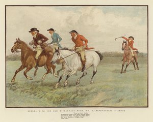 Scenes with the Old Mickledale Hunt by English School