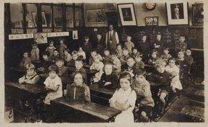 Schoolchildren in Their Classroom