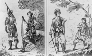 Scottish Soldiers of the Highlands and An Highland Officer and Serjeant by English School