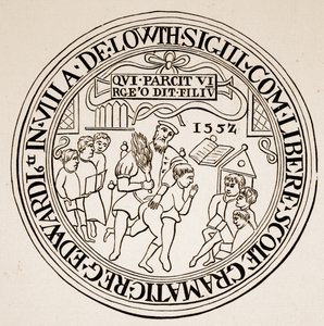 Seal of Louth Grammar School, 1552