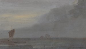 Seapiece with Boats: Evening by English School