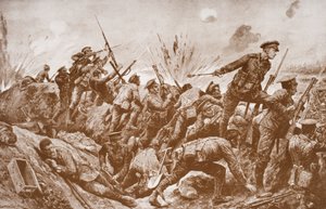 Second-Lieutenant G.H. Woolley in the Defense of Hill 60 with His Men
