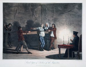 Second Degree of Torture of the Inquisition, Engraved by L.C. Stadler, pub. by Cadell & Davies, London, c.1813 by English School