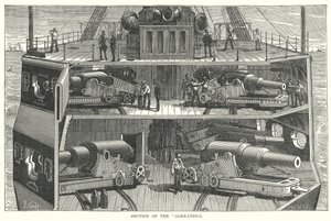 Section of the "Alexandra"