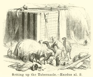 Setting Up the Tabernacle, Exodus 40:2 by English School