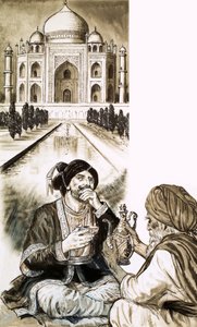 Shah Jehan and the Taj Mahal by English School