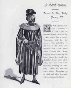 King Richard III: A Gentleman, Guard to the Body of Henry VI by English School
