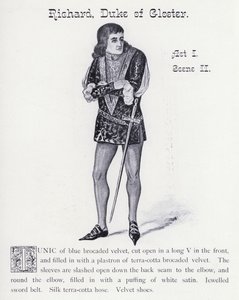 King Richard III: Richard, Duke of Gloster, Act I, Scene II by English School