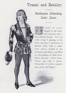 King Richard III: Tressel and Berkley, Gentlemen attending Lady Anne by English School