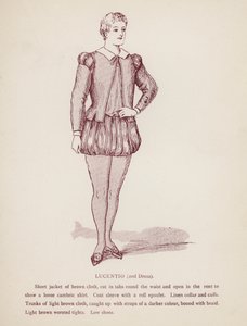 Taming of the Shrew: Lucentio, 2nd Dress by English School