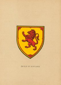Shield of Scotland by English School