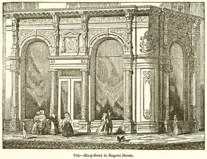 Shop-Front in Regent Street by English School