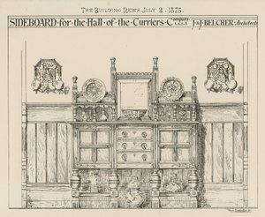 Sideboard for the Hall of the Curriers Company