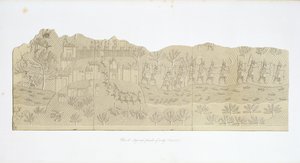 Siege and Plunder of a City, Koujunjik (plate 40) from Nineveh and its Remains by Austen Henry Layard published 1849 by English School