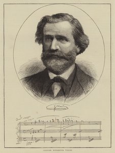 Signor Giuseppe Verdi by English School