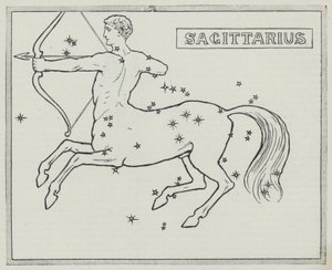 Signs of the zodiac: Sagittarius by English School