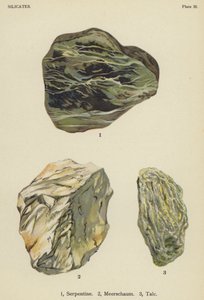 Silicates, serpentine, meerschaum, talc by English School