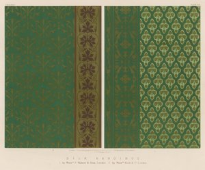 Silk Hangings by English School