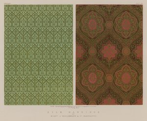 Silk Hangings by English School