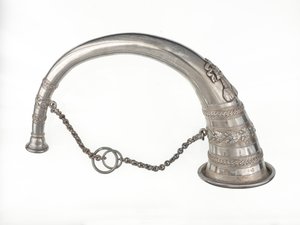 Silver bugle, circa 1793