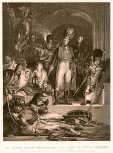 Sir David Baird Discovering the Body of Tippoo Sultan by English School