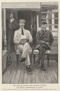 Sir Gerald Portal and Colonel Rhodes, the British Commissioners to Uganda by English School