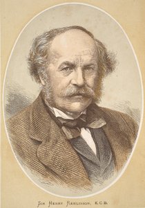 Sir Henry Rawlinson, illustration from The Pictorial Edition of the Life and Discoveries of David Livingstone by J. Ewing Richie